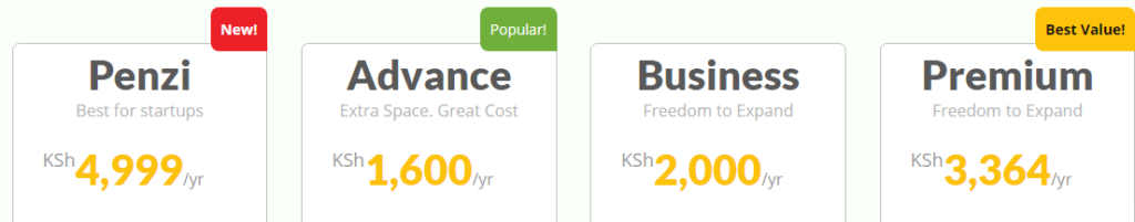 cheap web hosting in kenya